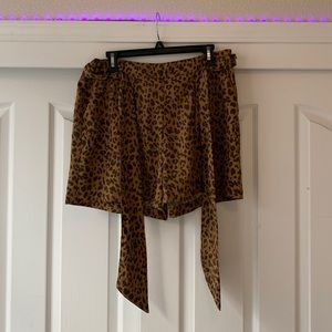 Cheeta Print Shorts